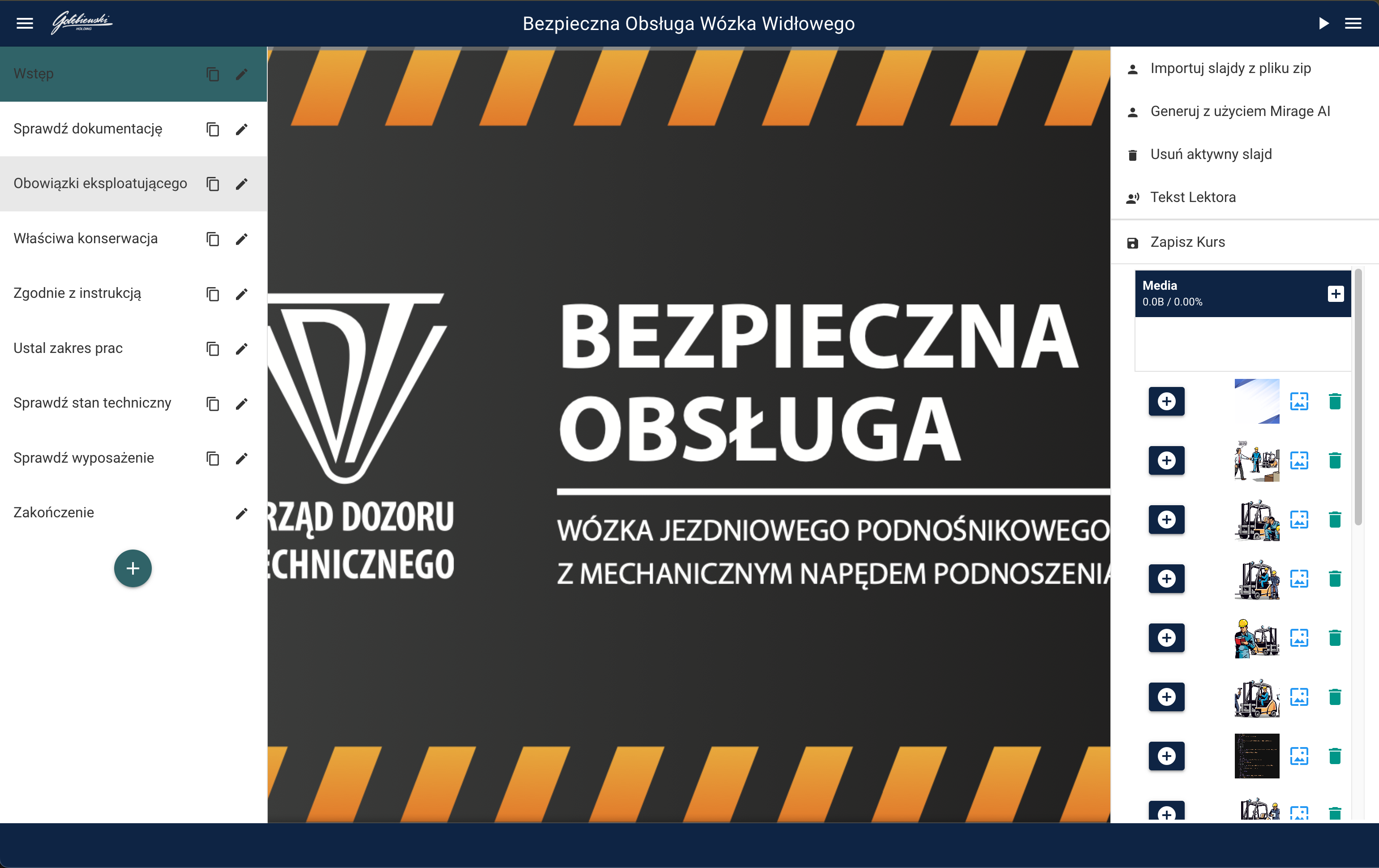 Tworzenie lekcji z AI